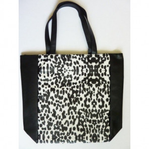 Сумка Victoria`s Secret 2014 Black&White faux leather Leopard Print Tote Bag